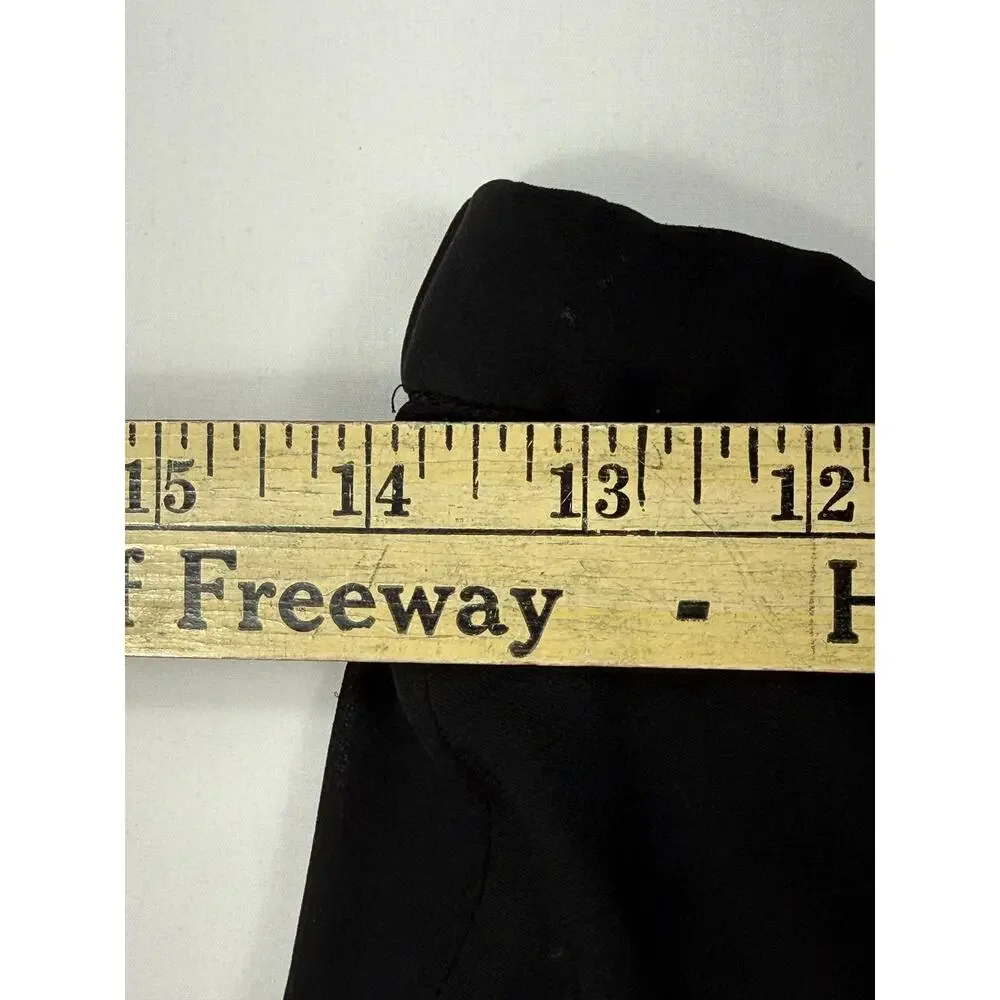 St. John Evening by Marie Gray, VTG Black Layered Silk Chiffon Dress Sz 2 - Picture 10 of 10